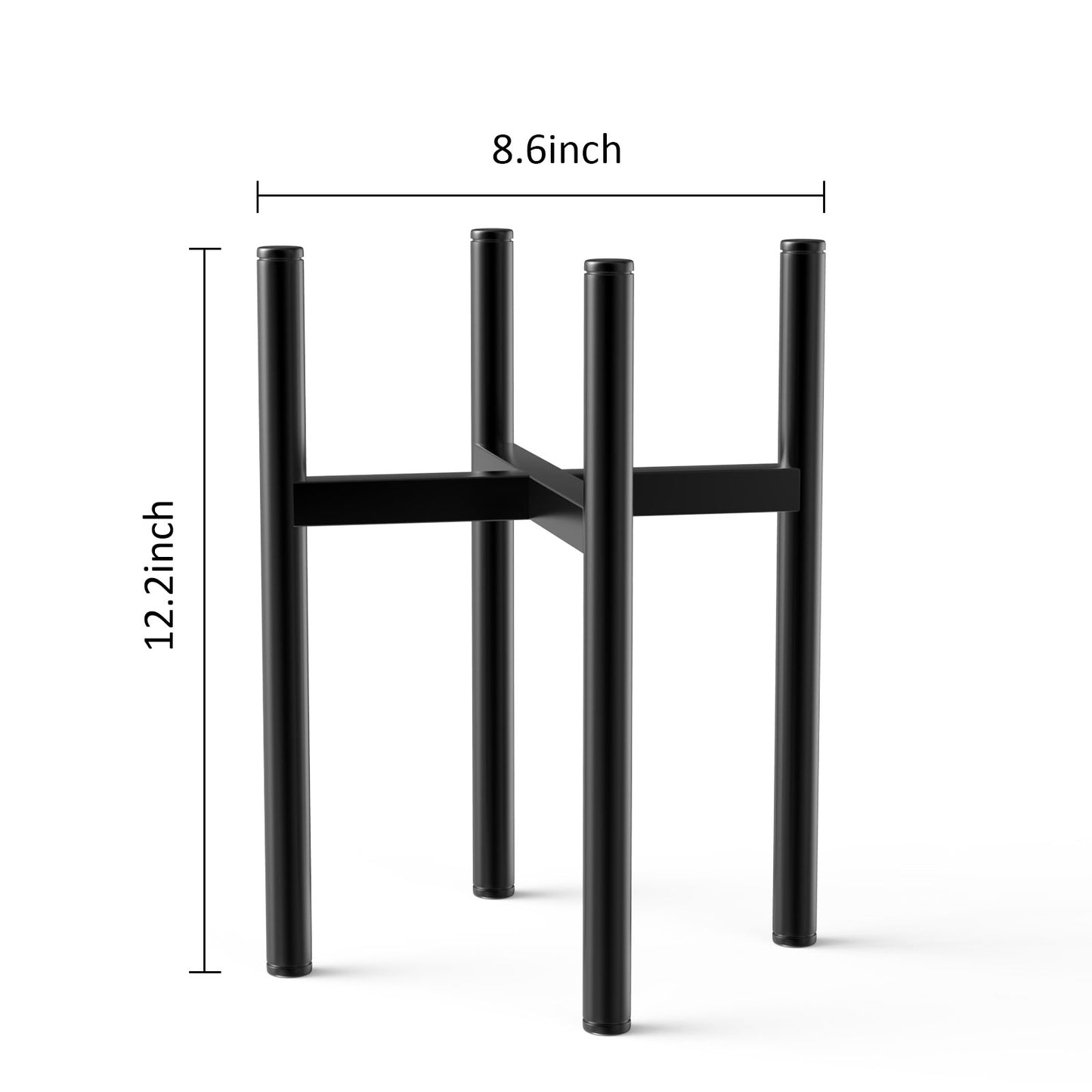 synoratory Plant Stand - Black Cross Iron Plant Stands for Indoors Metal Plant Stand