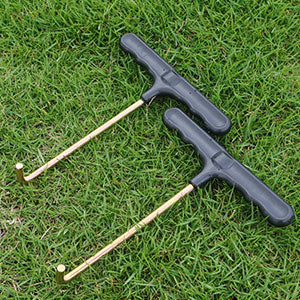 synoratory Trampoline Spring Pull Tool Kit 4 Pack Spring Puller for Trampoline,Trampoline Accessories T-Hook Puller