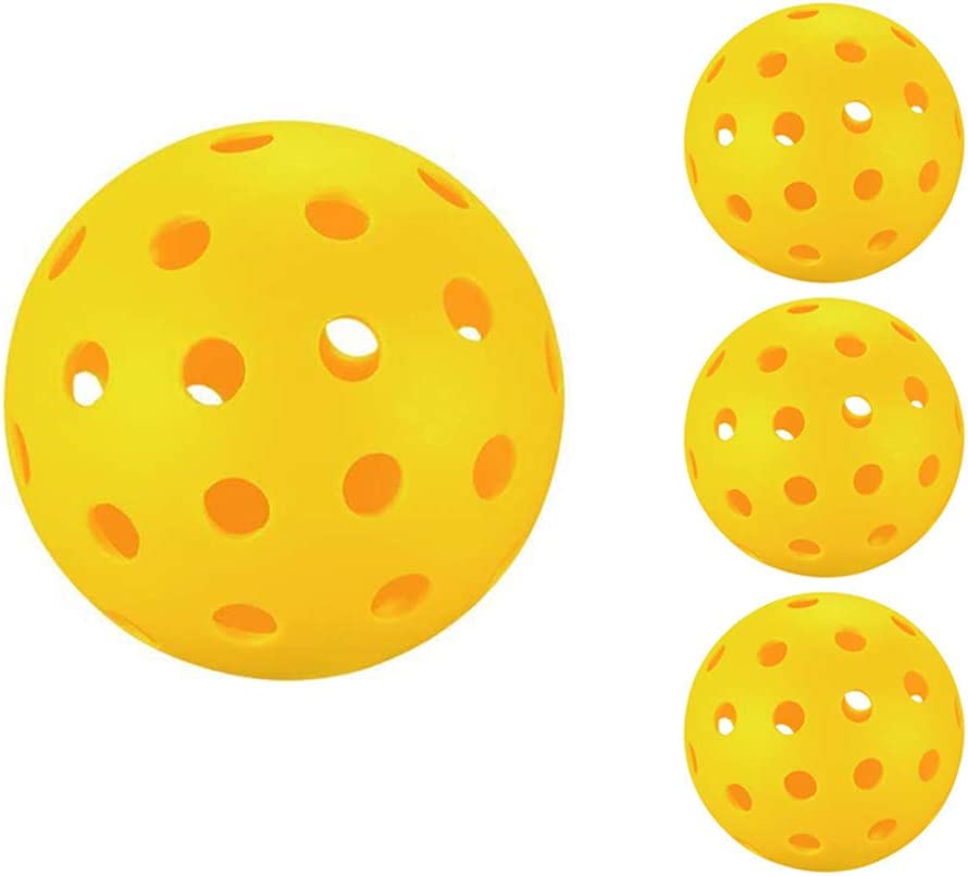 Outdoor and Indoor Pickleball,40 Holes Pickleball Balls,26 Holes Pickle Ball,Durable and High Elasticity Yellow Pickleball Balls for Tournament Play