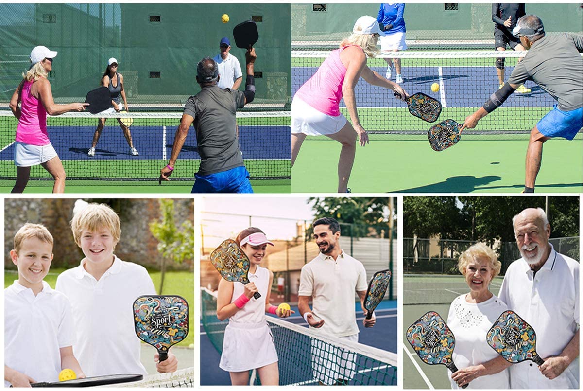 Outdoor and Indoor Pickleball,40 Holes Pickleball Balls,26 Holes Pickle Ball,Durable and High Elasticity Yellow Pickleball Balls for Tournament Play