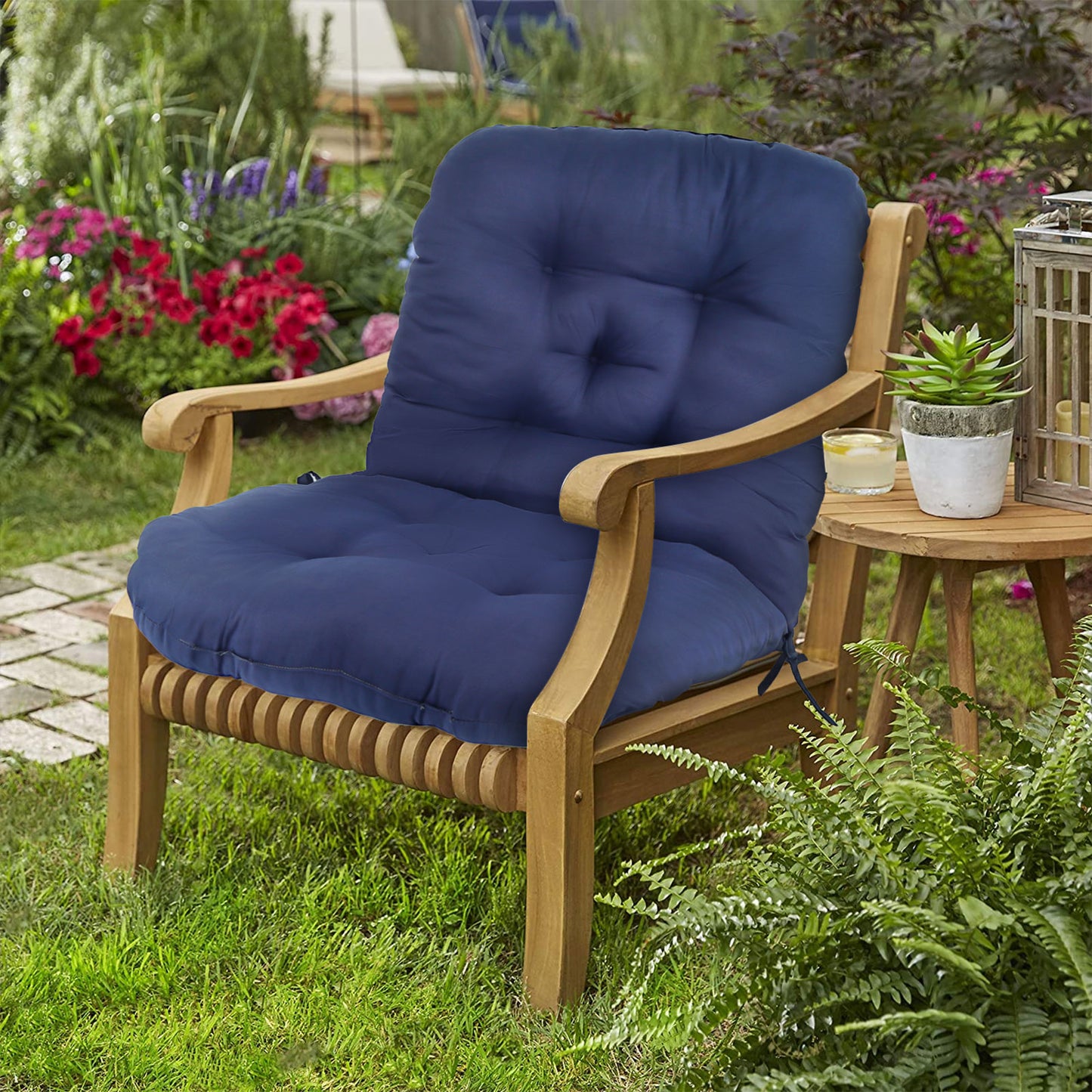 Synoratory Outdoor Cushions - Patio Cushions Provides Comfortable Seating - Bule