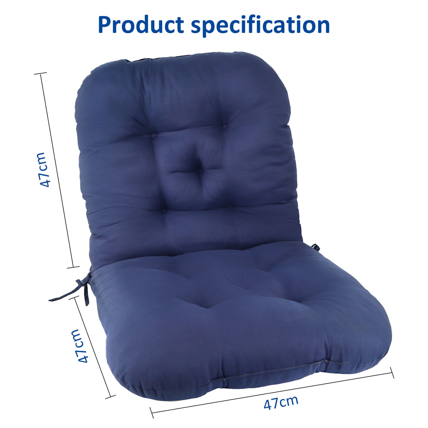 Synoratory Outdoor Cushions - Patio Cushions Provides Comfortable Seating - Bule