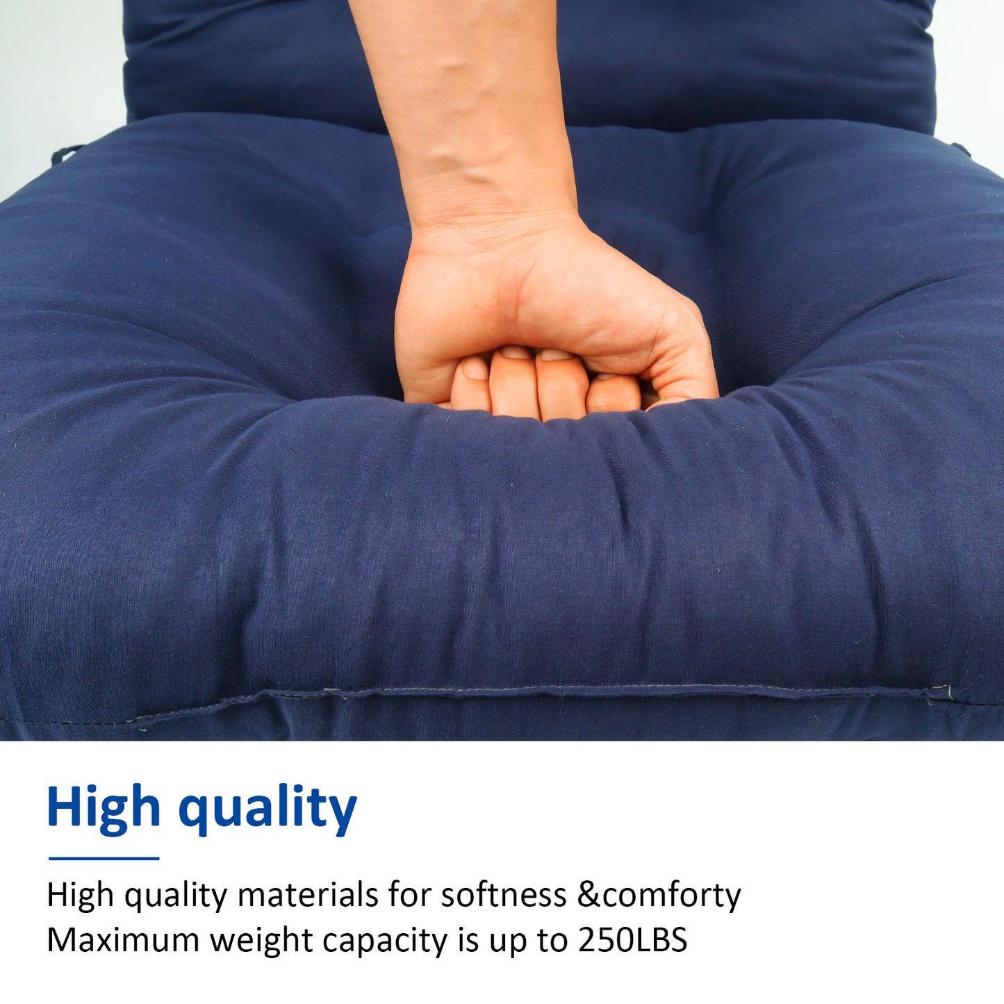Synoratory Outdoor Cushions - Patio Cushions Provides Comfortable Seating - Bule