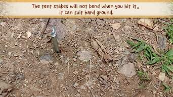 Tent Stakes Heavy Duty Ground Anchors Unbreakable and Inflexible for Camping,Galvanized Non-Rust Metal Tent Pegs 11.8inch Camping Stakes for Anchoring Tent, 8Pcs Canopy Stakes and 1pcs T-Hook