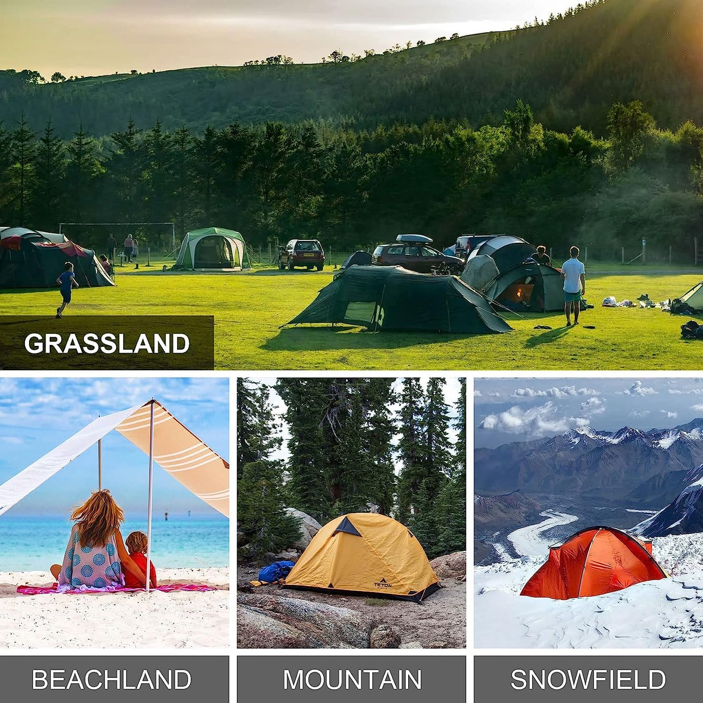 Tent Stakes Heavy Duty Ground Anchors Unbreakable and Inflexible for Camping,Galvanized Non-Rust Metal Tent Pegs 11.8inch Camping Stakes for Anchoring Tent, 8Pcs Canopy Stakes and 1pcs T-Hook