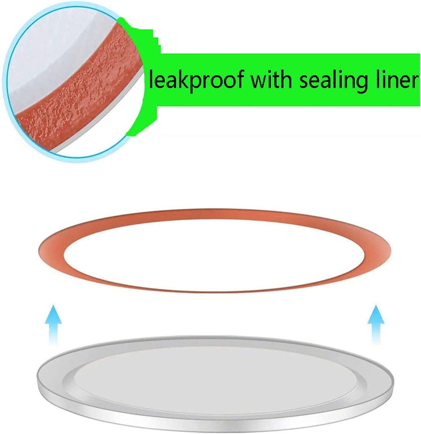 2.75inch Regular Mouth Canning Lids and Sealing Band,Mason Jar Lids for Ball,Kerr Jars,Split-type Lids Leak Proof Stainless Steel Lids for Canning (24pcs canning lids)
